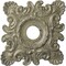 Ekena Millwork Crawley Medallion (Canopies up to 6 3/4"), 18"W x 18"H x 3 1/4"ID x 1 1/2"P, Castle Stone Crackle CM18CRCSC - alternate 1